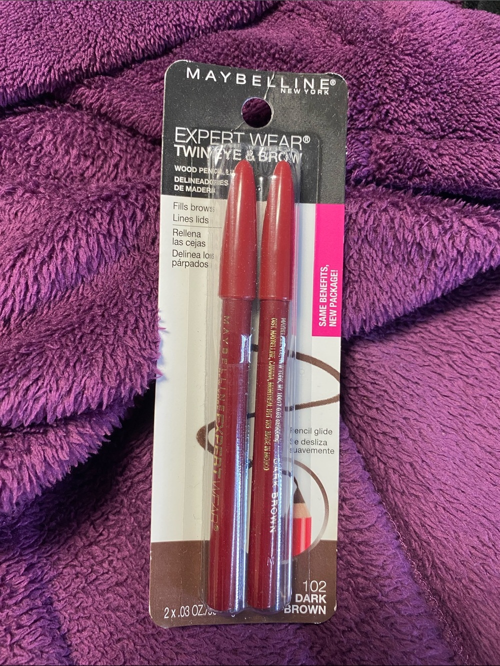 Maybelline Twin Eye & Brow Pencil Duo - Dark Brown